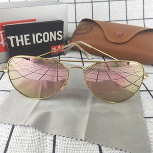Ray-Ban Unisex Aviator Series RB3025 Gradient Sunglasses *4